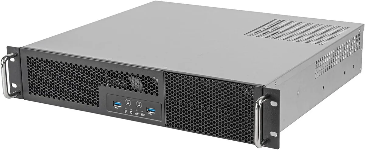 Silverstone Technology Silverstone Technology RM23-502-MINI 2U Dual 5.25" Micro-ATX Server Chassis — product photo