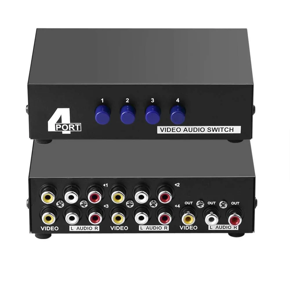Vszerda Vszerda AV-SW-4P 4-Port RCA Audio/Video Switch — product photo