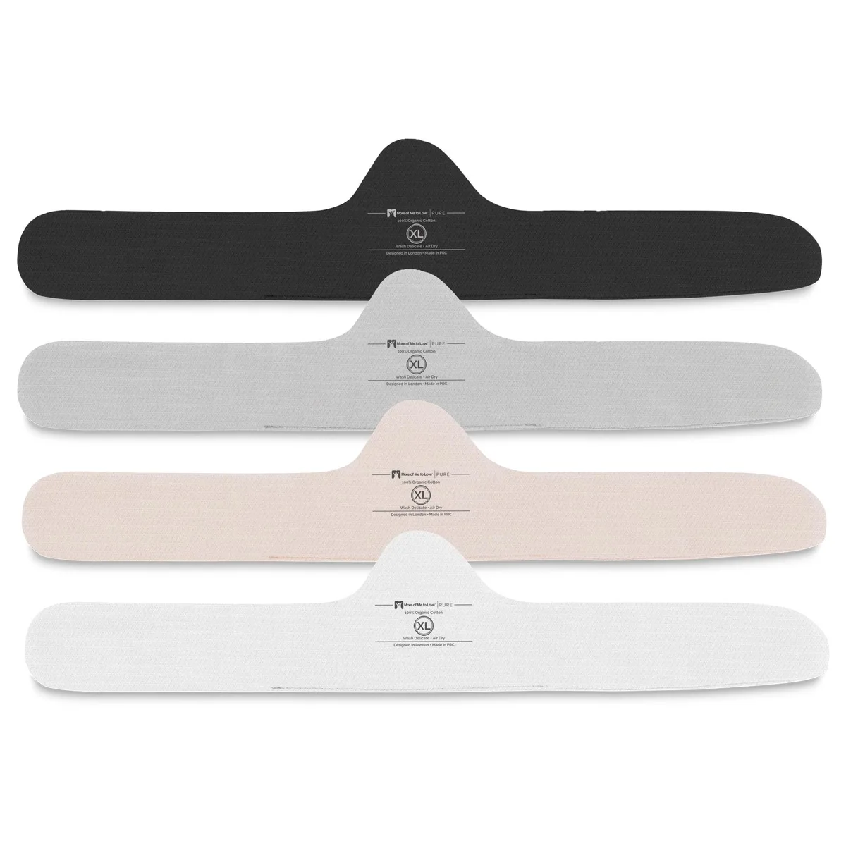 More of Me to Love More of Me to Love Organic Cotton Bra Liner 4-Pack X-Large women's intimate apparel — product photo
