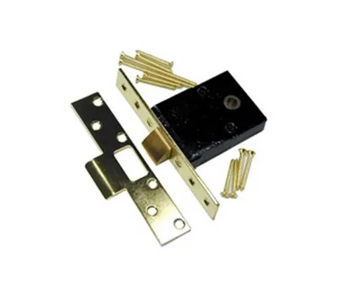 Polished brass mortise latch with oversized front plate