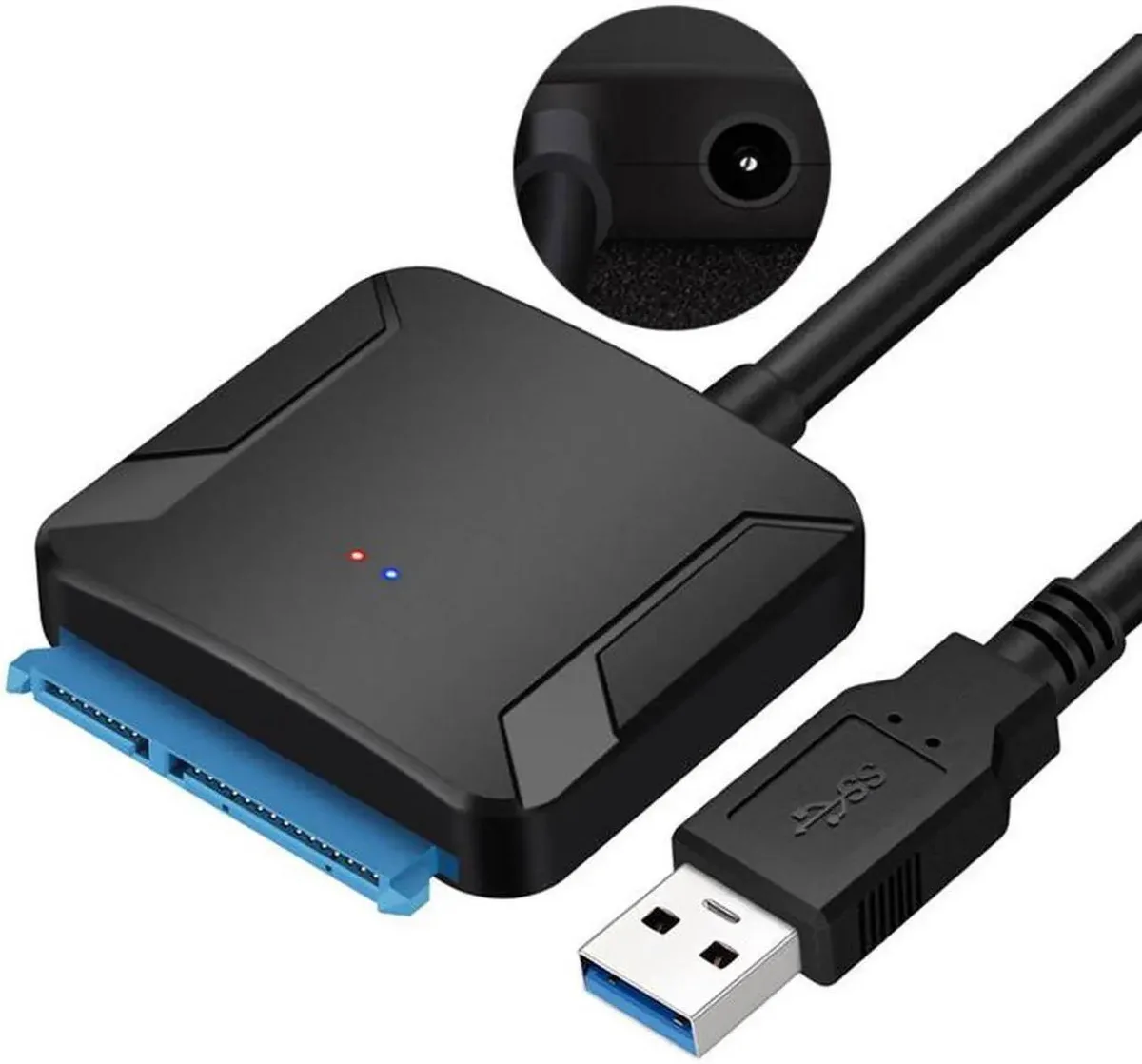 Vszerda Vszerda USB 3.0 to SATA adapter cable 22 pin 2.5 3.5 inch — product photo