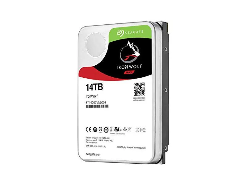Seagate Seagate IronWolf 14TB 3.5" SATA 7200 RPM 256MB Cache internal hard drive — product photo