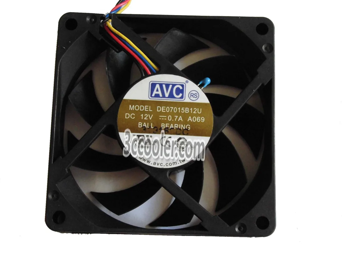 OEM Industries OEM Industries 70x15mm 12V .7A 4-Pin PWM Ball Bearing Fan — product photo