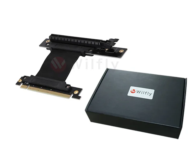 Wilfly Wilfly PCIe 3.0 x16 50mm Right-Angled Narrow Extender Cable — product photo