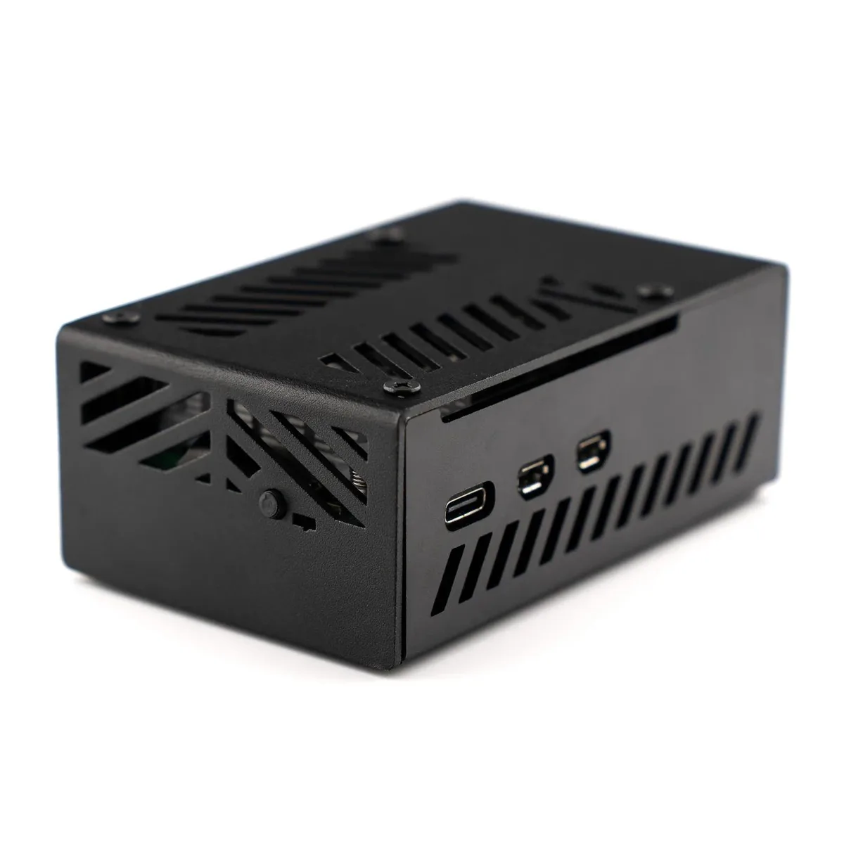Pimoroni Pimoroni PIM771 NVMe Base Case Raspberry Pi 5 folded aluminium — product photo