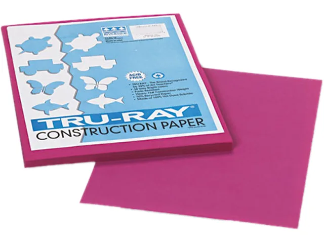 Pacon Pacon 103000 Paper 9 x 12 Magenta 50 Sheets 76 lbs — product photo