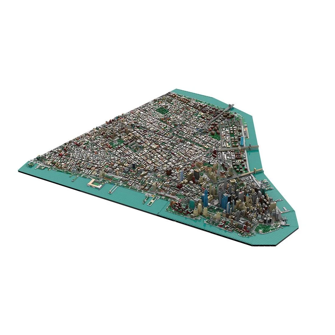 ZITIANYOUBUILD ZITIANYOUBUILD MOC-225884 Lower Manhattan 1/2000 60953PCS — product photo