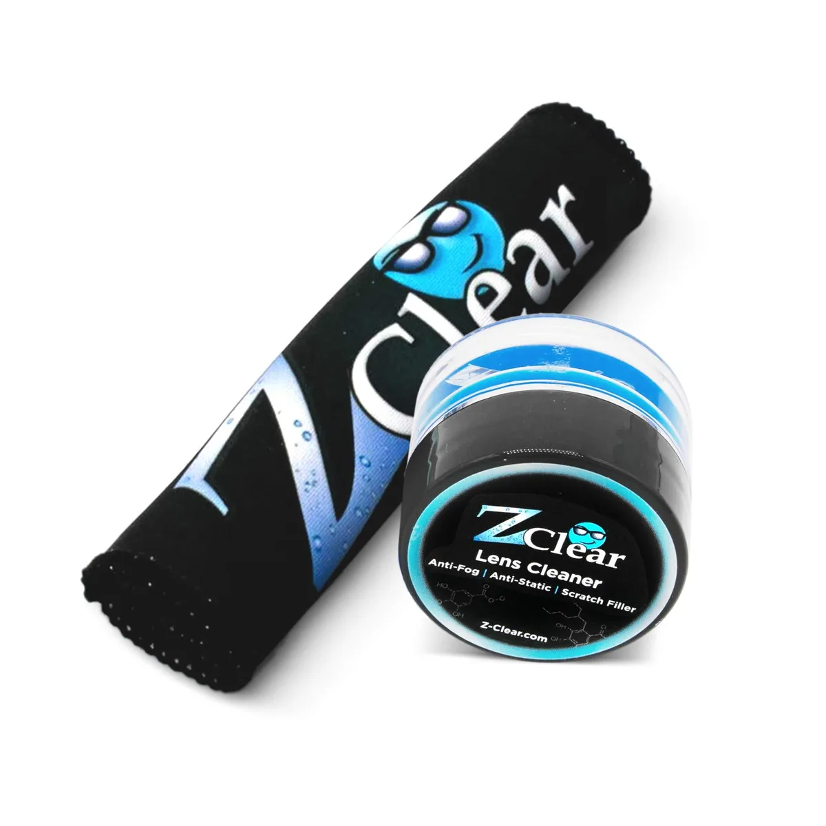  Z Clear Lens Cleaner Paste &amp; Microfiber Cloth 300+ Uses — product photo