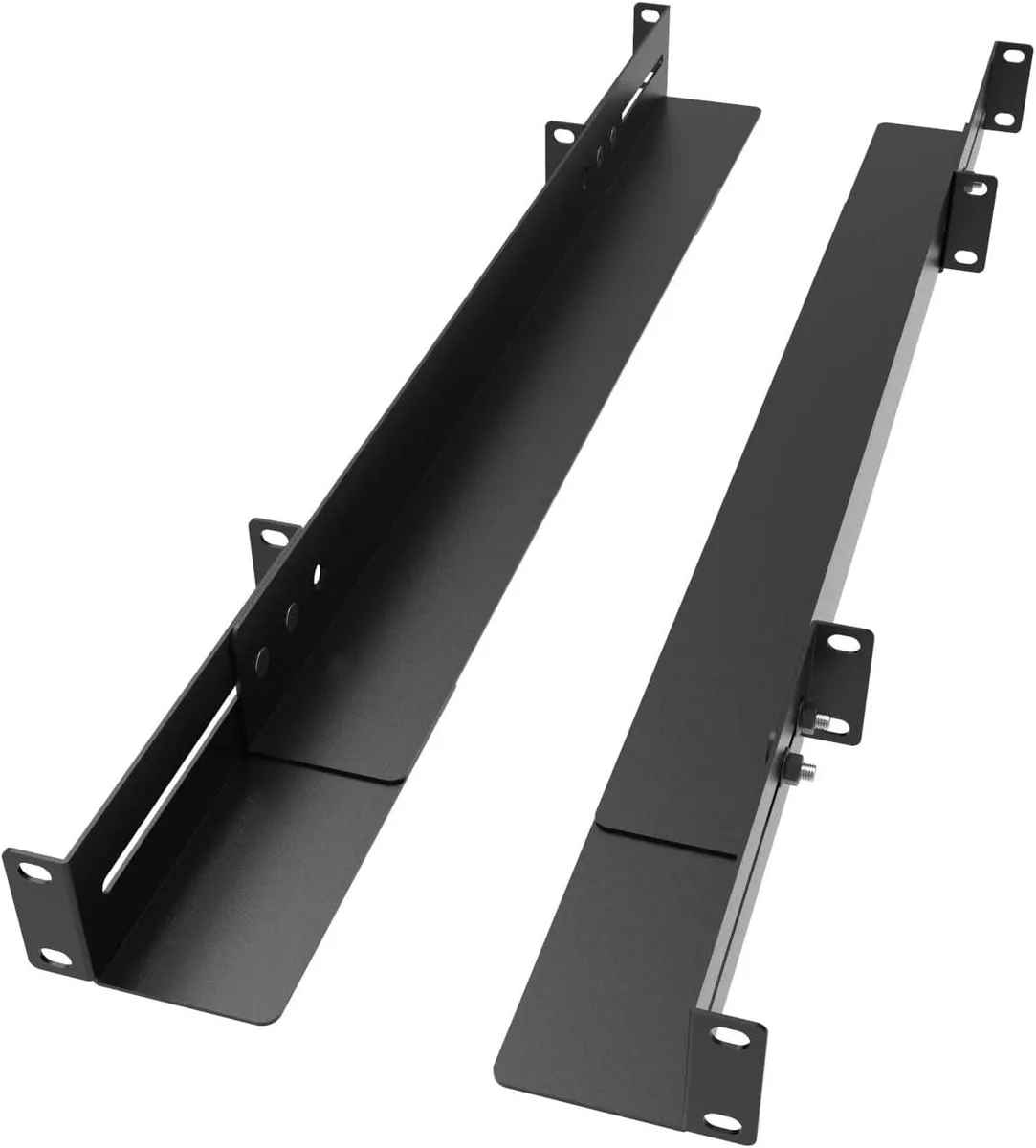 PISKEKAT PISKEKAT 1U 19 inch Server Rack Rails 15-24 inch Adjustable Depth — product photo