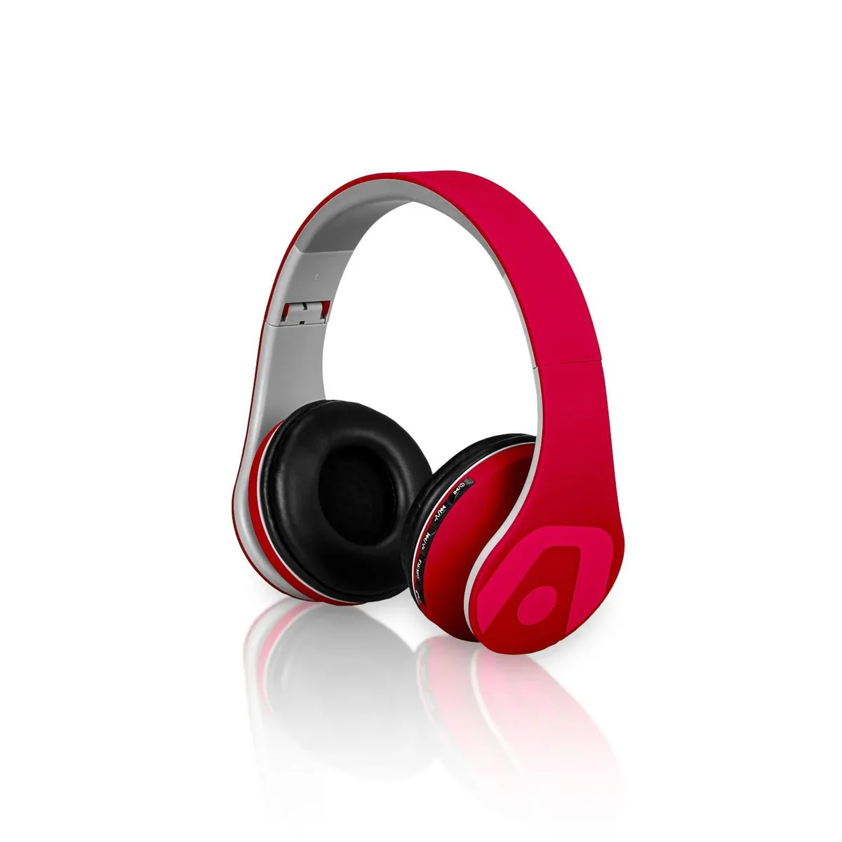 Argom Tech Argom Tech ARG-HS-2552RD Red Bluetooth Headset with FM Radio, 40 mm Drivers, 1.2 m Cable, 3.5 mm Jack — product photo