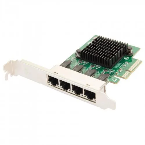 Syba Syba PCIe x4 4-Port Gigabit Ethernet Expansion Card — product photo