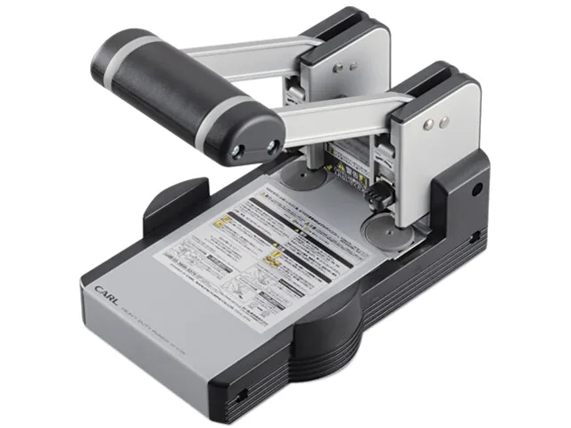 CARL CARL 62100 100-sheet two-hole puncher 9/32 Blue/Gray — product photo