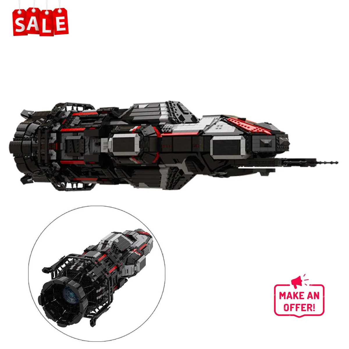 ZITIANYOUBUILD ZITIANYOUBUILD MOC-51458 Rocinante 5943 Pieces Building Set — product photo
