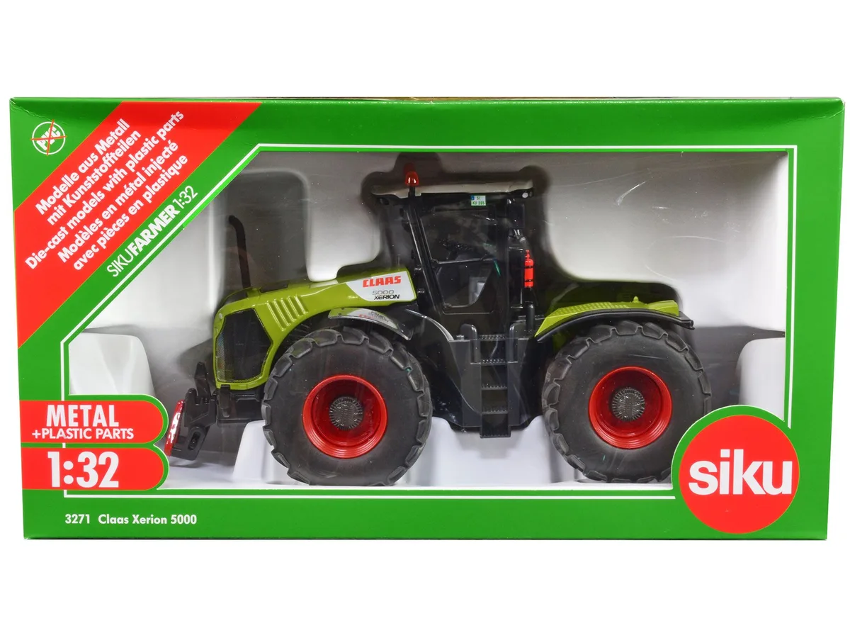 Siku Siku Claas 5000 Xerion Tractor Green with Gray Top 1/32 Diecast Model — product photo