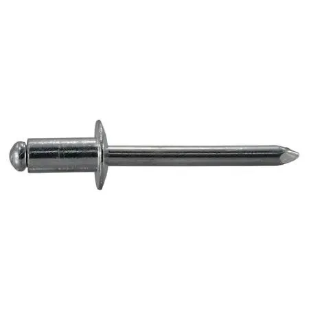 MIDWEST FASTENER CORP MIDWEST FASTENER CORP 53942 Blind Rivet Dome Head 1/4 in Dia 1/16 in L Aluminum hardware — product photo