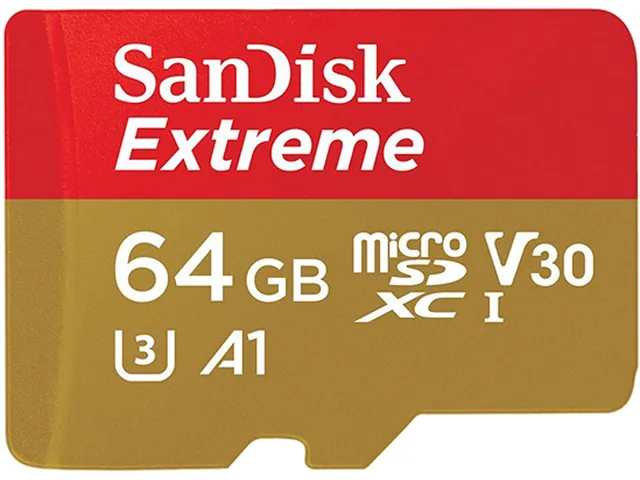 SanDisk SanDisk Extreme SDSQXAF-064G-GN6MA 64GB microSDXC memory card — product photo
