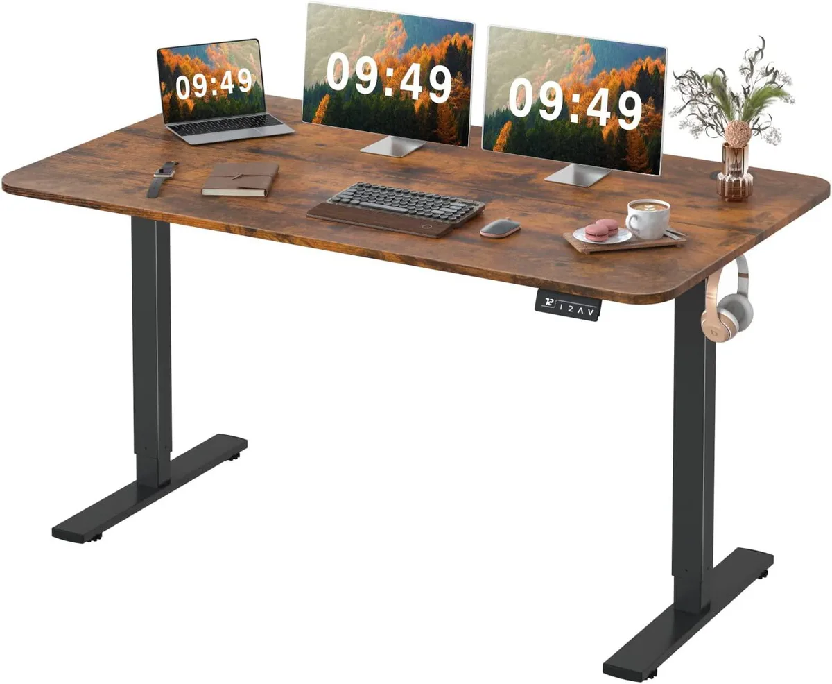 Winait Winait Electric Standing Desk 55 x 24 inch Brown — product photo