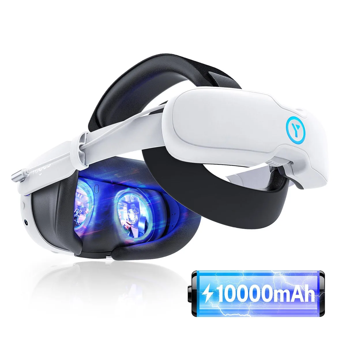  YOGES Y15 10000mAh Battery Head Strap VR Accessory — product photo