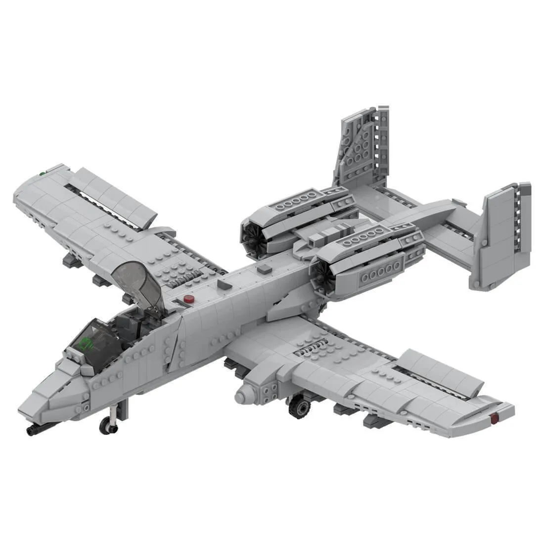 ZITIANYOUBUILD ZITIANYOUBUILD 1224 A-10 Thunderbolt II MOC-46317 Educational Building Set — product photo