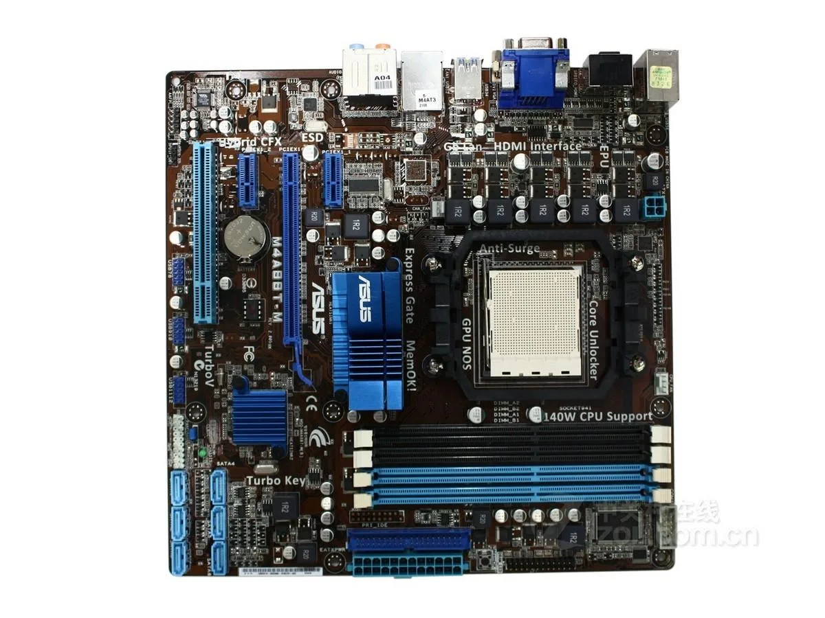 ASUS ASUS M4A88T-M AMD 880G Micro ATX motherboard, Socket AM3, DDR3 16GB — product photo