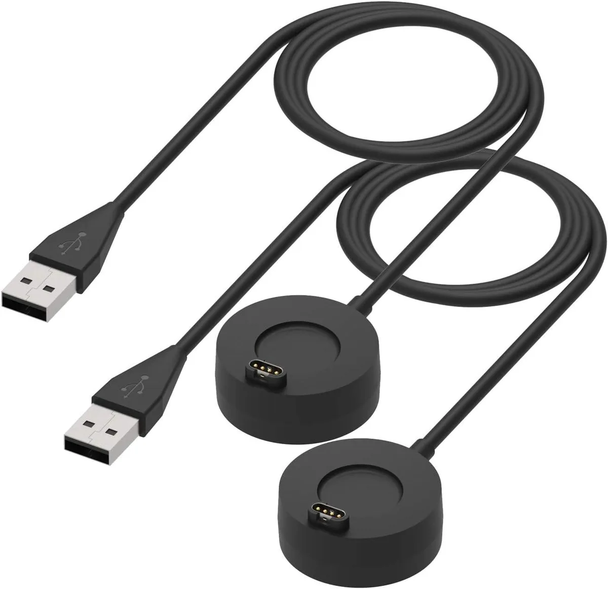 BONAEVER BONAEVER 2-Pack Charger Dock for Garmin Watches, Black — product photo