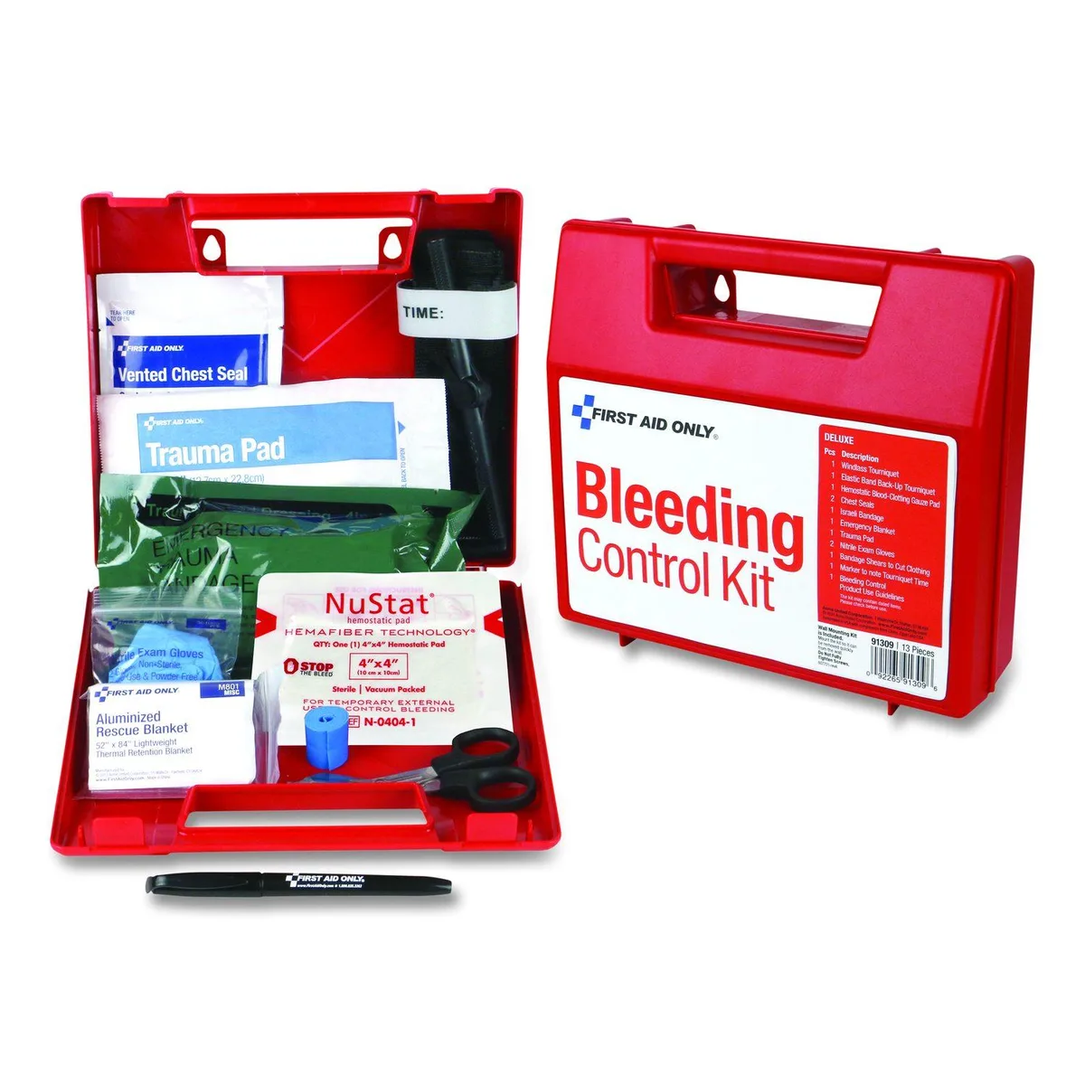 First Aid Only First Aid Only 91309 Bleeding Control Wall Station 14 Pieces — product photo