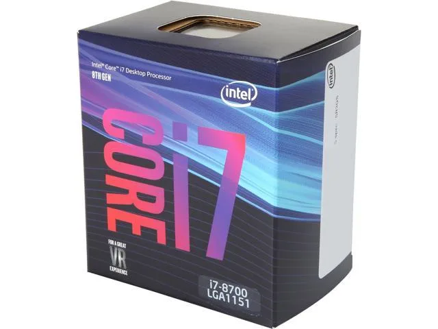 Intel Intel i7-8700Product desktop processor — product photo