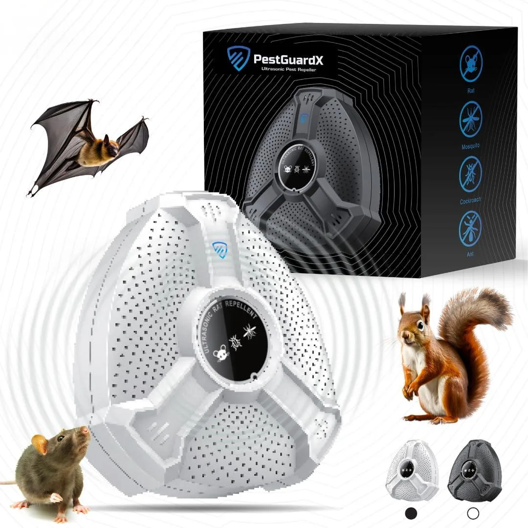White rectangular plug-in pest repeller with smooth finish