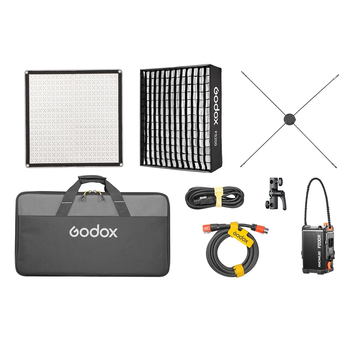 Godox Photo Equipment Co. Ltd Godox KNOWLED F200R RGB Flexible LED Light Mat 2x2' Studio — product photo