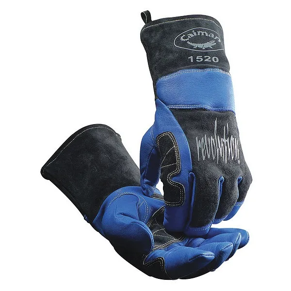 Caiman Caiman 1520-5 welding gloves, goatskin/cowhide palm, L, pair — product photo