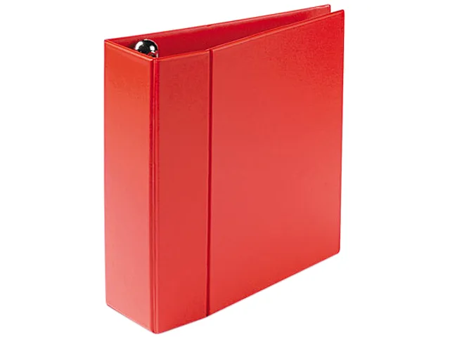 Avery Avery 79584 Heavy-Duty Vinyl EZD Ring Binder Red/White — product photo