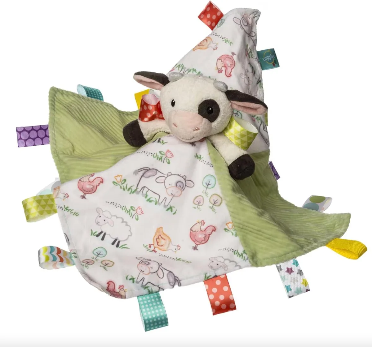 Mary Meyer Stuffed Toys Mary Meyer Taggies Buttercup Cow 12 inch Plush &amp; Blanket — product photo