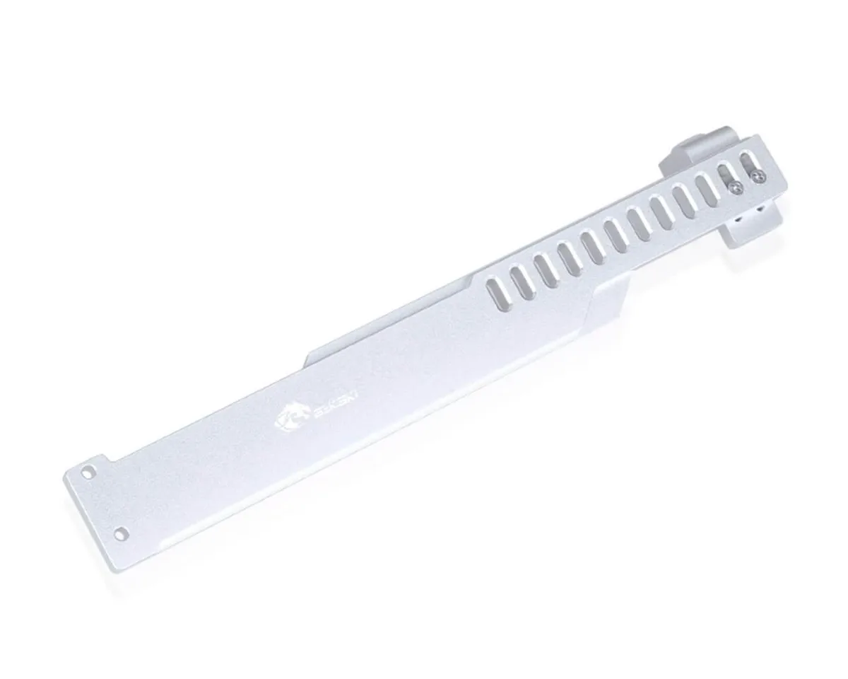 Bykski Bykski Universal GPU Aluminum Support Bracket Silver 250mm 33mm — product photo