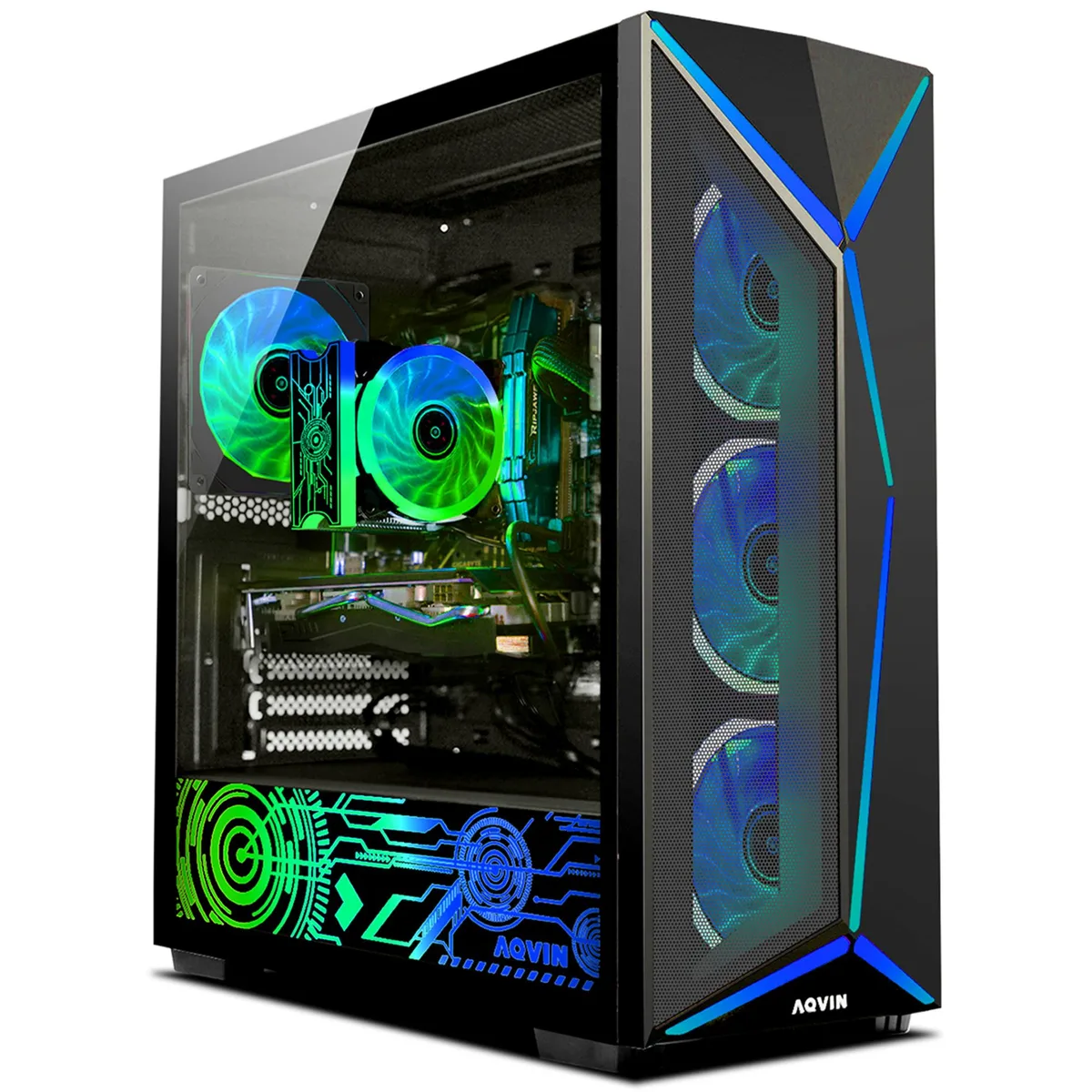 AQVIN AQVIN AQ80 Gaming PC i7-8700 RTX 4060 32GB 1TB — product photo
