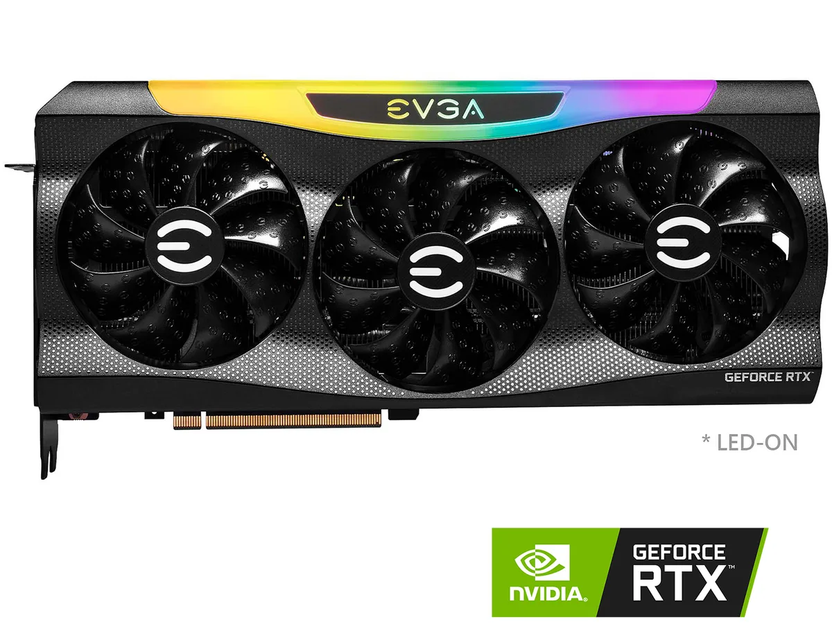 EVGA EVGA GeForce RTX 3090 Ti FTW3 BLACK 24G-P5-4981-KR graphics card — product photo