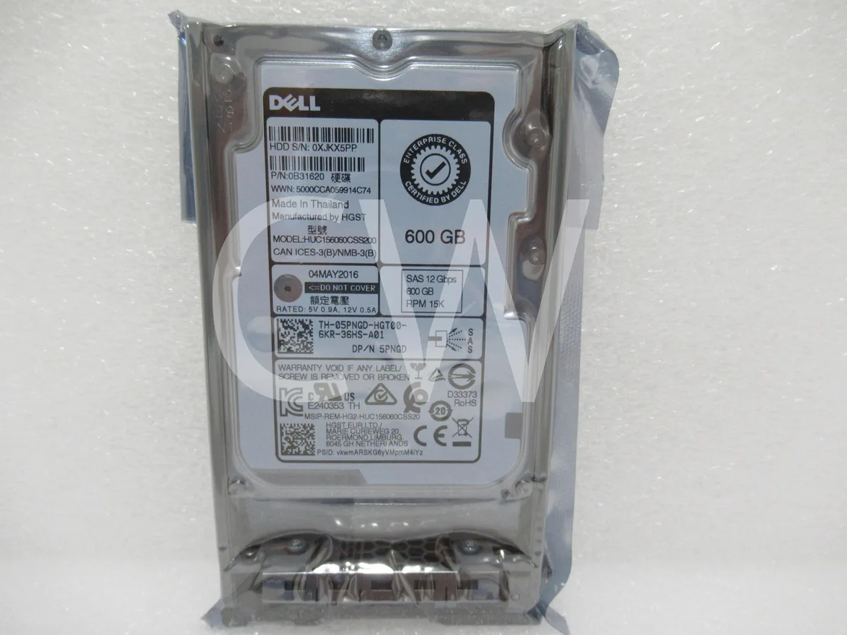 DELL DELL HUC156060CSS200 600GB 15000RPM 12Gbps 2.5" SAS internal hard drive — product photo