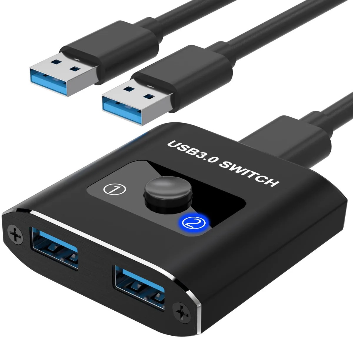 KEHIPI KEHIPI US-201-1 USB 3.0 KVM Switch 2-in-1-out/1-in-2-out — product photo