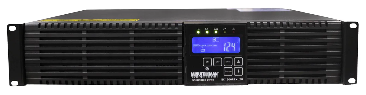 MINUTEMAN MINUTEMAN EC1500RTXL2U 1500VA 1350W 120V 2U Rack/Tower Online UPS — product photo