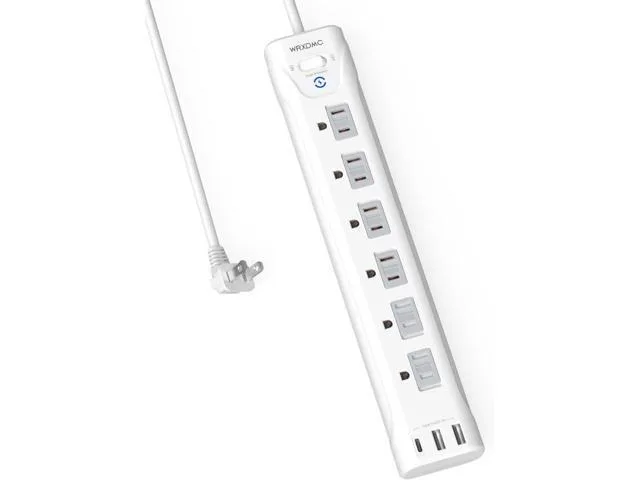 LORDWORLD LORDWORLD 2-Prong to 3-Prong Adapter 6 AC 3 USB 1625W 1680J — product photo