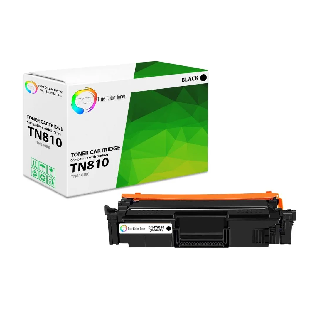 True Color Toner True Color Toner TN810BK Black Toner Cartridge 9000 Pages — product photo