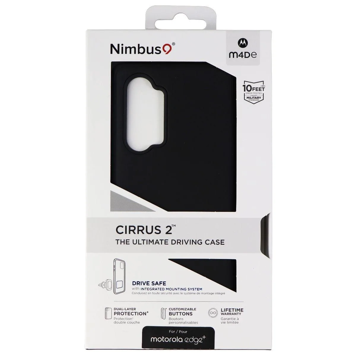 Nimbus9 Nimbus9 Cirrus 2 Series Hard Case Motorola Edge+ 2020 Matte Black — product photo