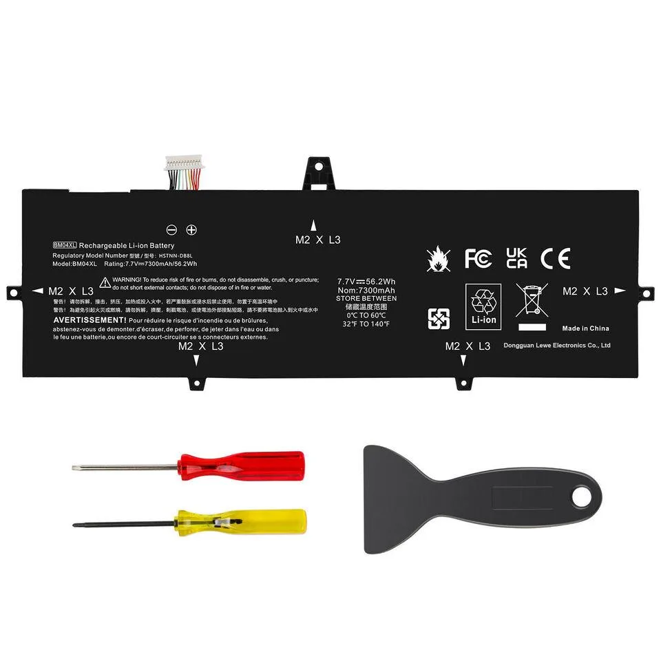 HP HP EliteBook x360 1030 G3 G4 7.7V 56Wh 4-Cell Laptop Battery — product photo