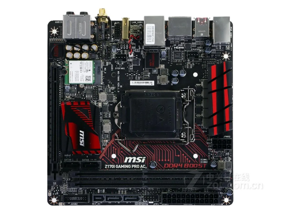MSI MSI Z170I GAMING PRO AC Intel motherboard — product photo