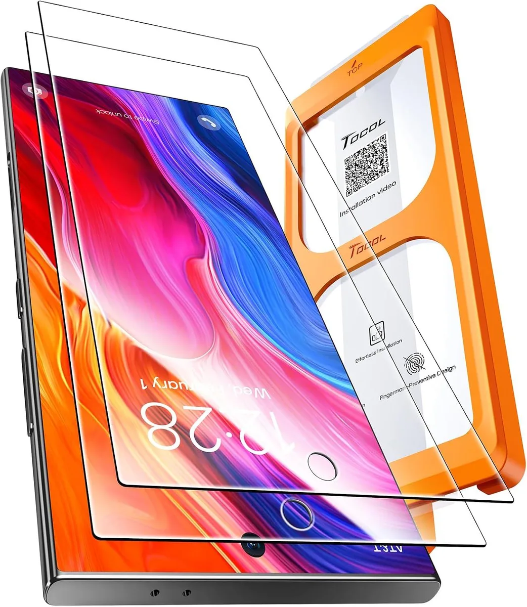 NuoTo NuoTo Galaxy S24 Ultra Screen Protector 9H Military HD 2 Pack — product photo