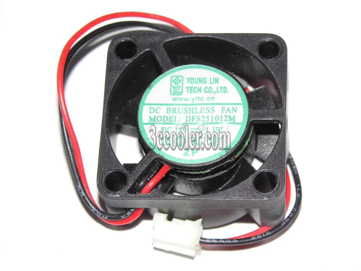 OEM Industries OEM Industries DFS251012M 25mm 12V 1.3W 2 Pin Fan — product photo