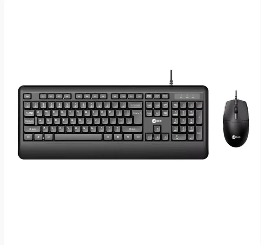 Lenovo Lenovo Lecoo CM104 USB Wired Keyboard &amp; Mouse Combo Spanish Layout 1200 DPI — product photo