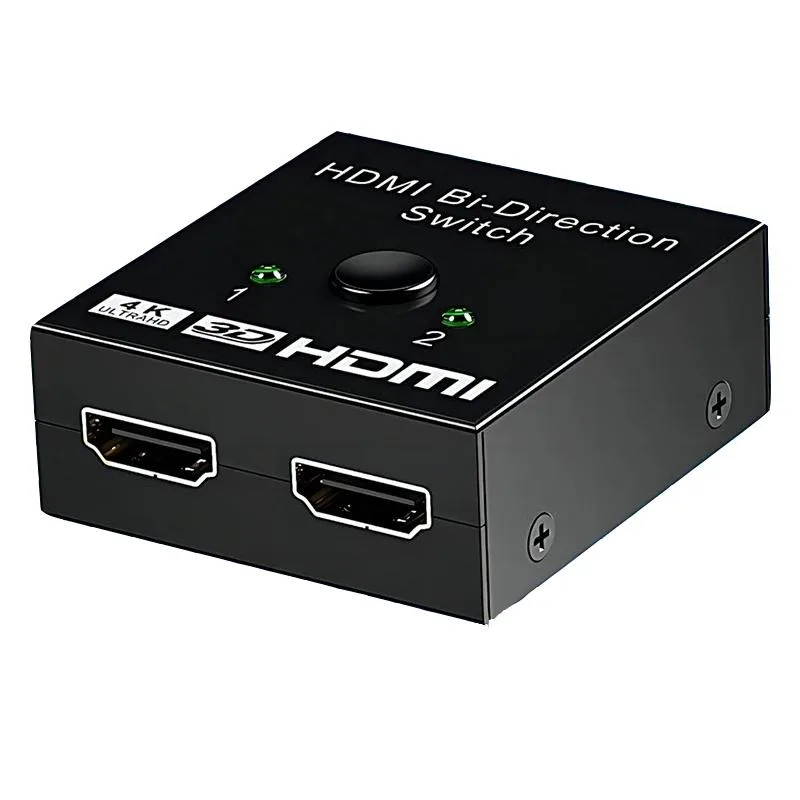Kirzi Kirzi Bi-Directional HDMI Switch 4K@60Hz 2 Port Black — product photo