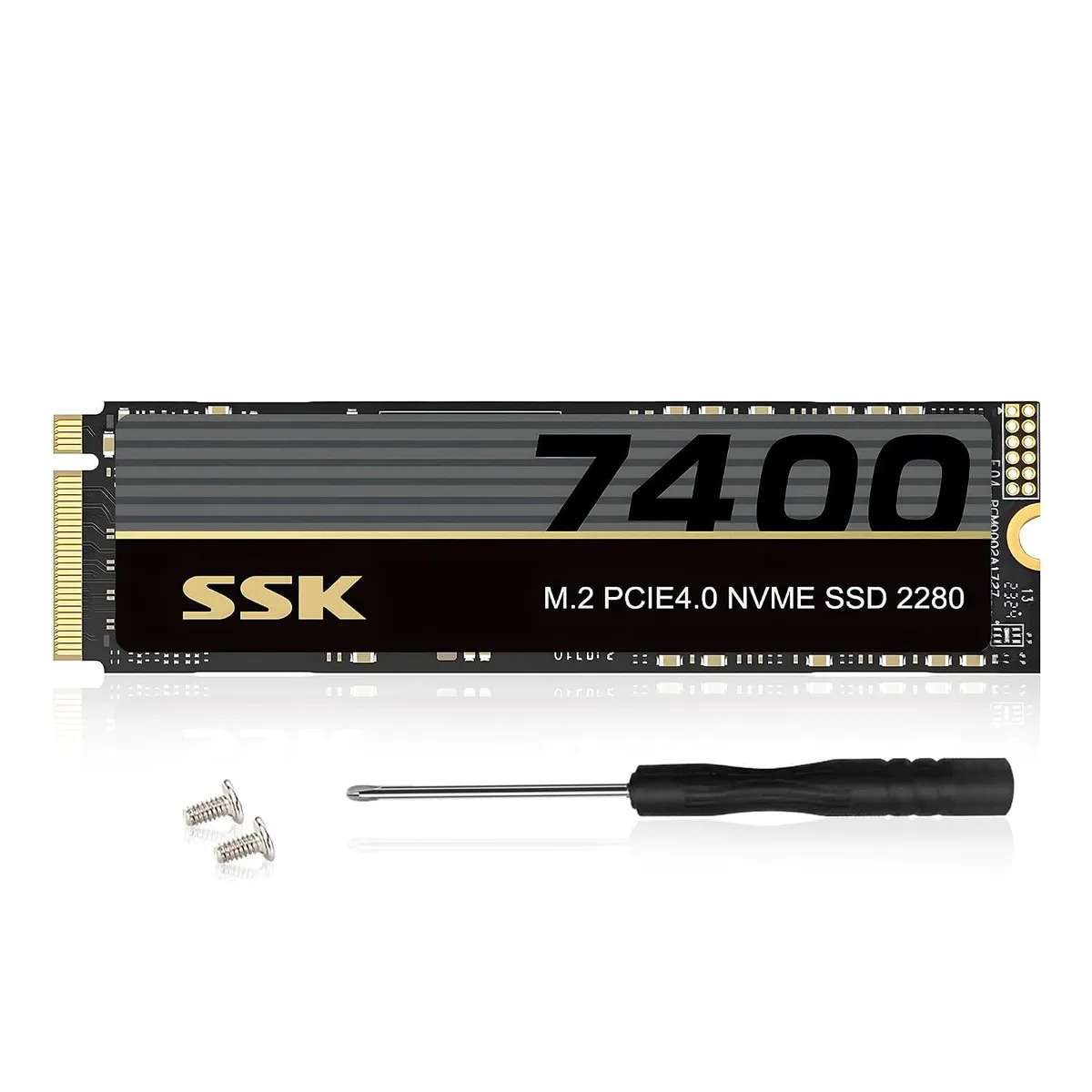 LORDWORLD LORDWORLD M.2 NVMe SSD 4 TB PCIe Gen 4.0 x4 2280 Graphene Heatsink — product photo