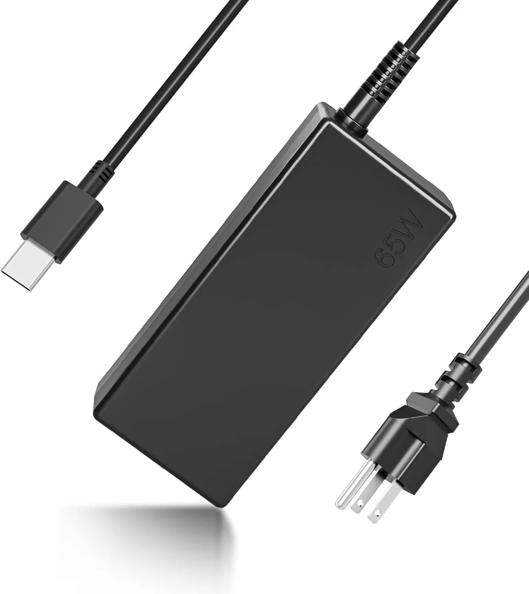 PISKEKAT PISKEKAT 65W USB-C laptop charger for HP EliteBook ProBook ZBook Chromebook Envy Spectre x360 — product photo