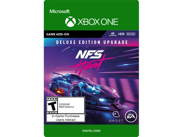 Electronic Arts Electronic Arts 7D4-00518 Need for Speed Heat Deluxe Upgrade Xbox One downloadable game — product photo